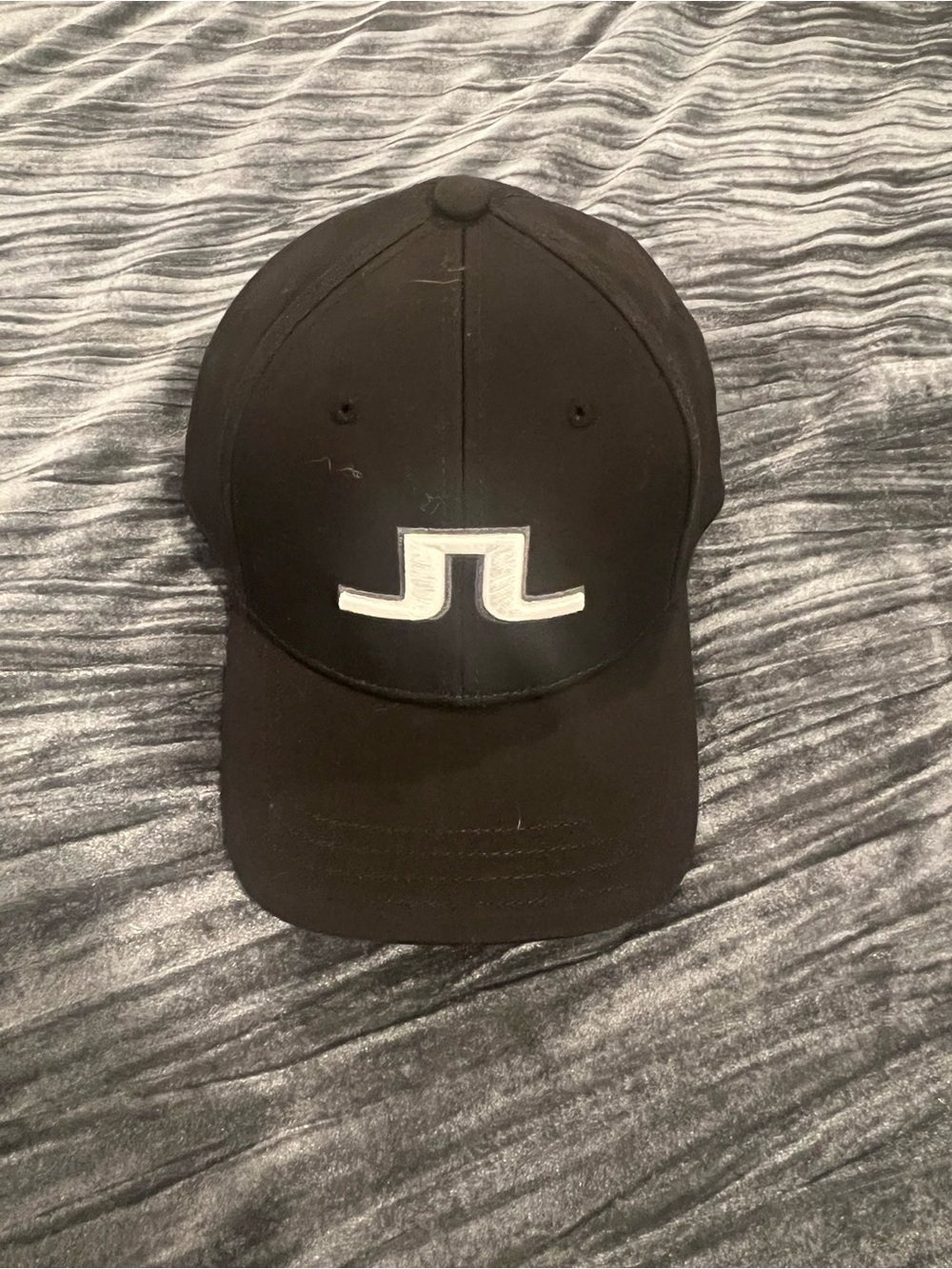 J.Lindberg Black Cap with White Logo